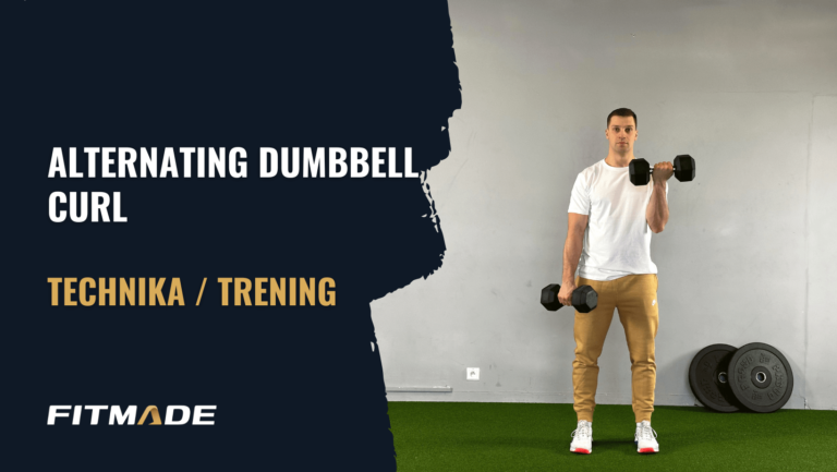 Alternating dumbbell curl