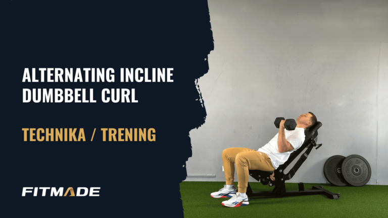 Alternating incline dumbbell curl