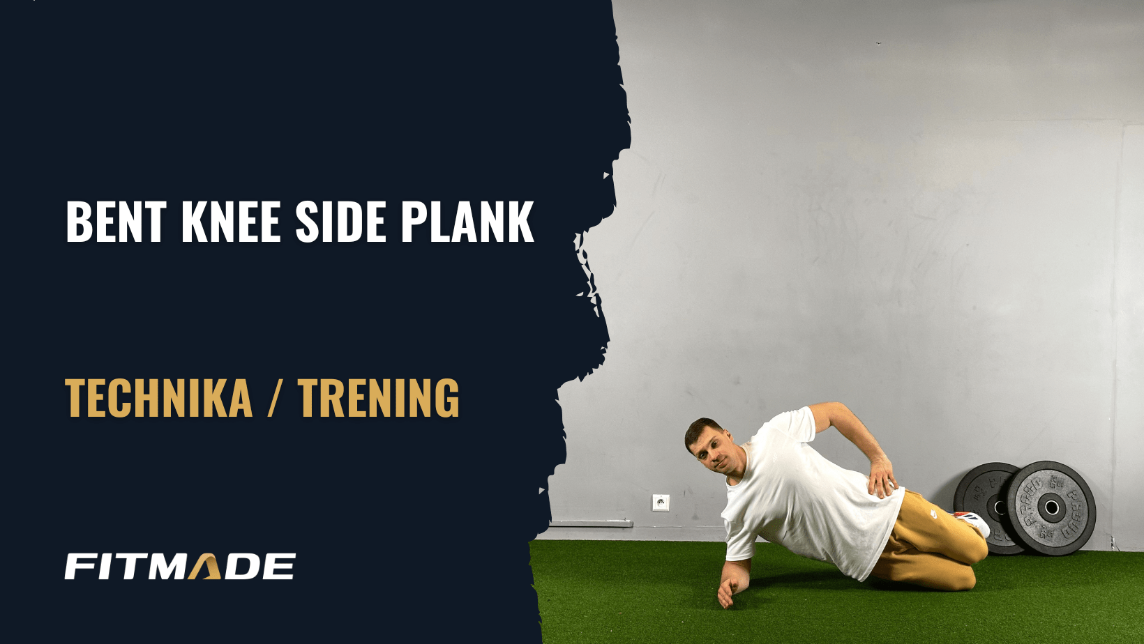 Bent knee side plank - Jak zrobić? | Trening i plan treningowy | FITMADE