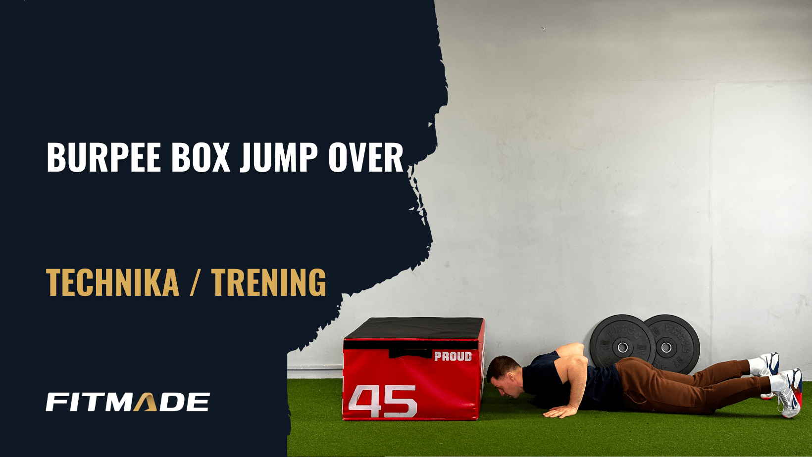 Burpee box jump over