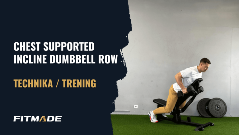 Chest supported incline dumbbell row