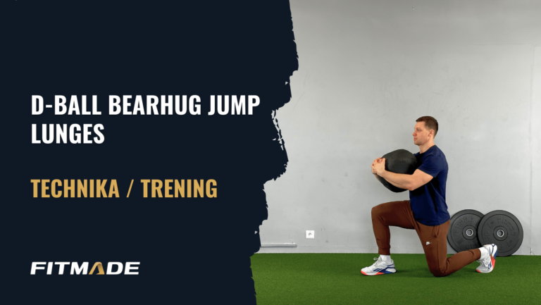 D-Ball bearhug jump lunges