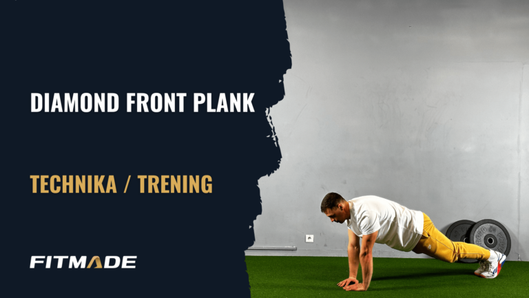 Diamond front plank