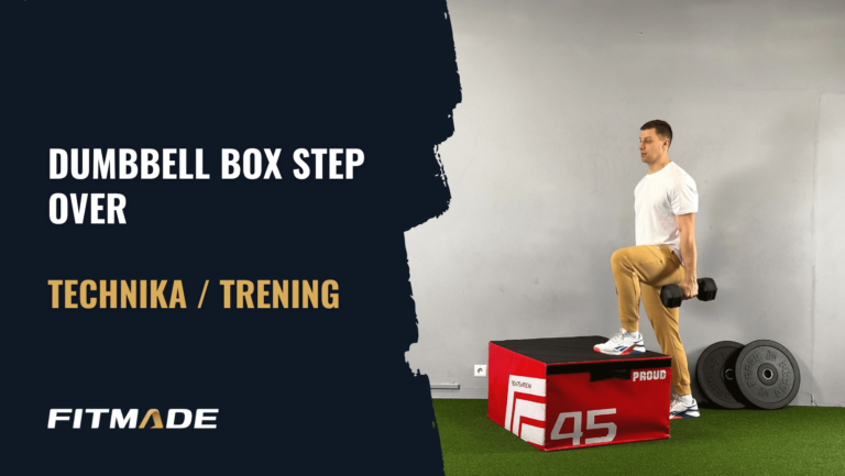 Dumbbell box step over