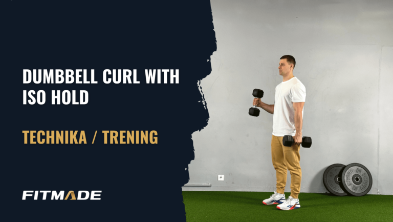 Dumbbell curl with iso hold - technika