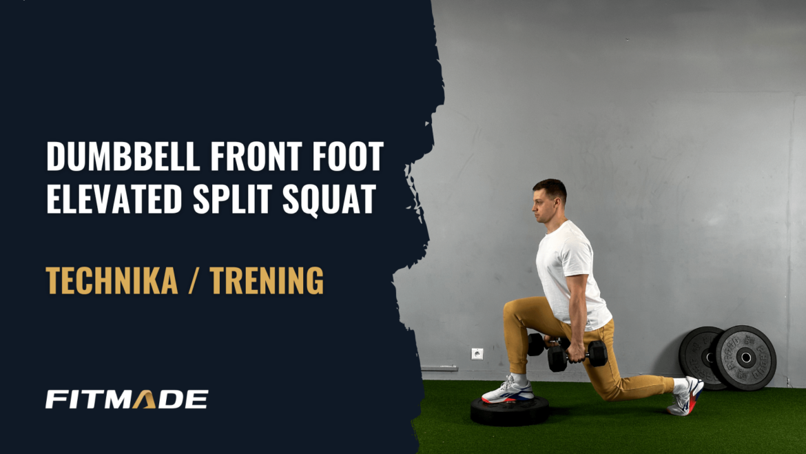 Dumbbell front foot elevated split squat - Jak zrobić? | Trening i plan ...