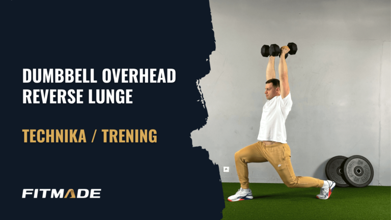 Dumbbell overhead reverse lunge