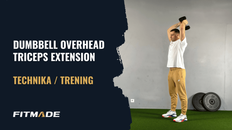 Dumbbell overhead triceps extension