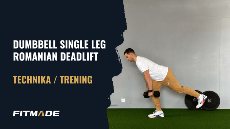 Dumbbell single leg romanian deadlift