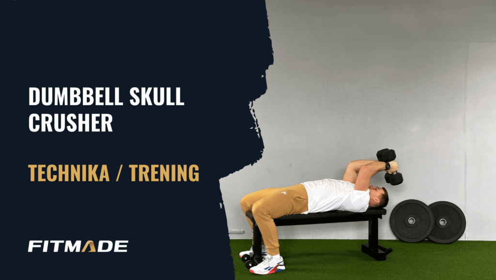 Dumbbell skull crusher