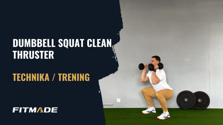 Dumbbell squat clean thruster