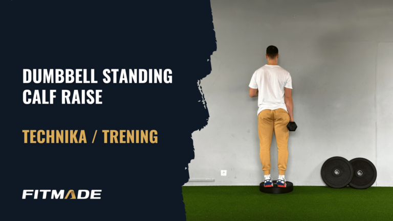 Dumbbell standing calf raise