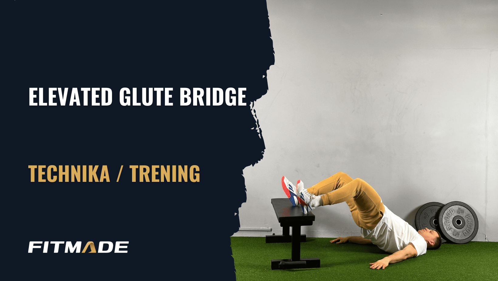 Elevated glute bridge