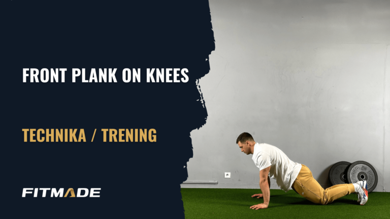 Front plank on knees