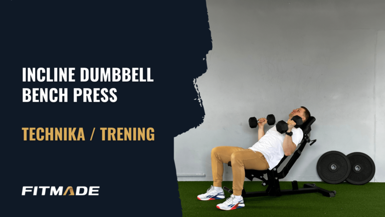 Incline dumbbell bench press