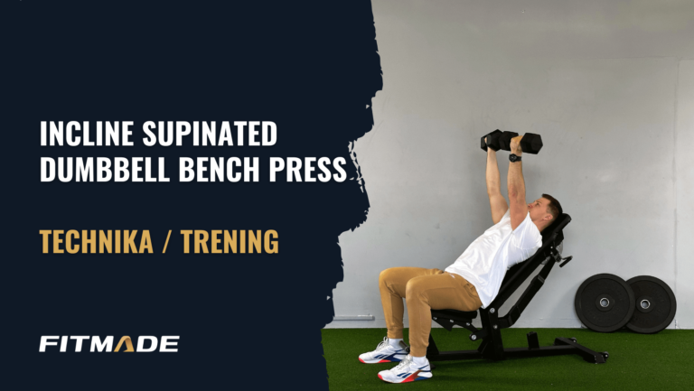 Incline supinated dumbbell bench press