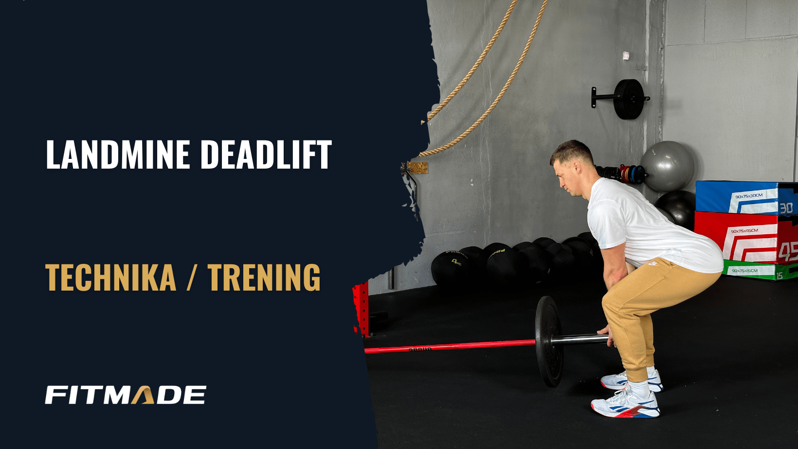 Landmine deadlift