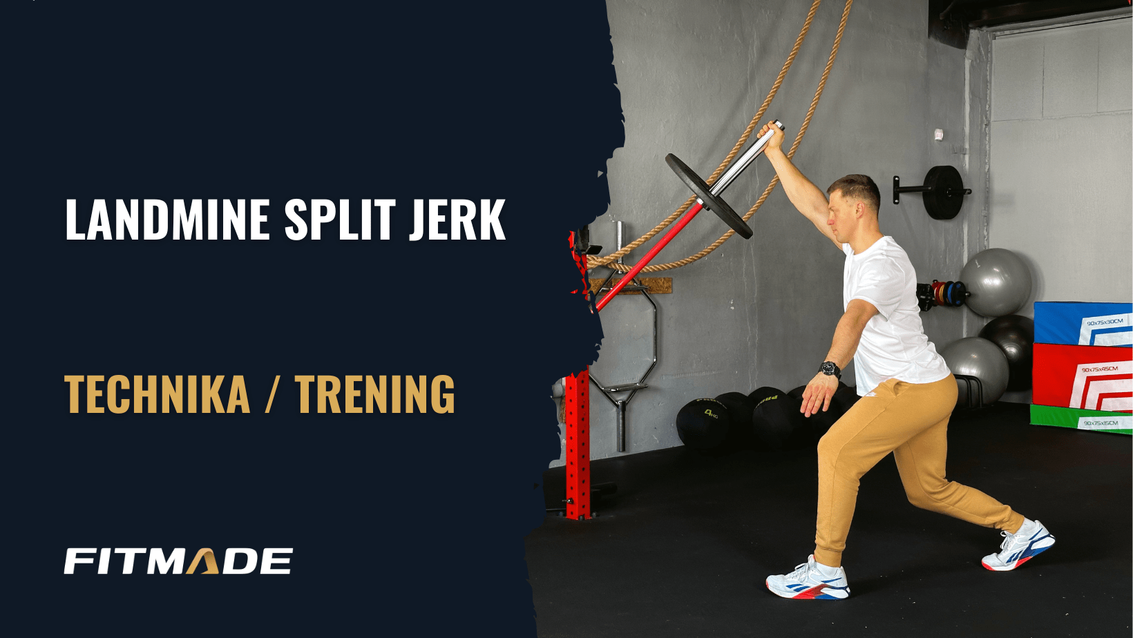 Landmine split jerk