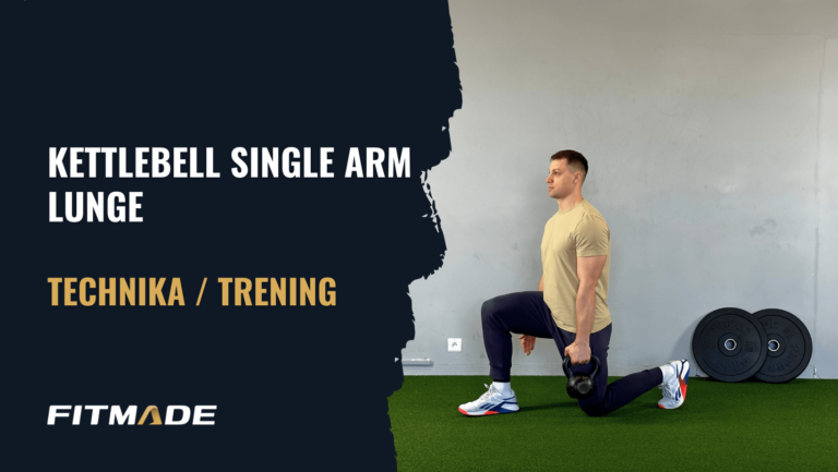 Kettlebell single arm lunge