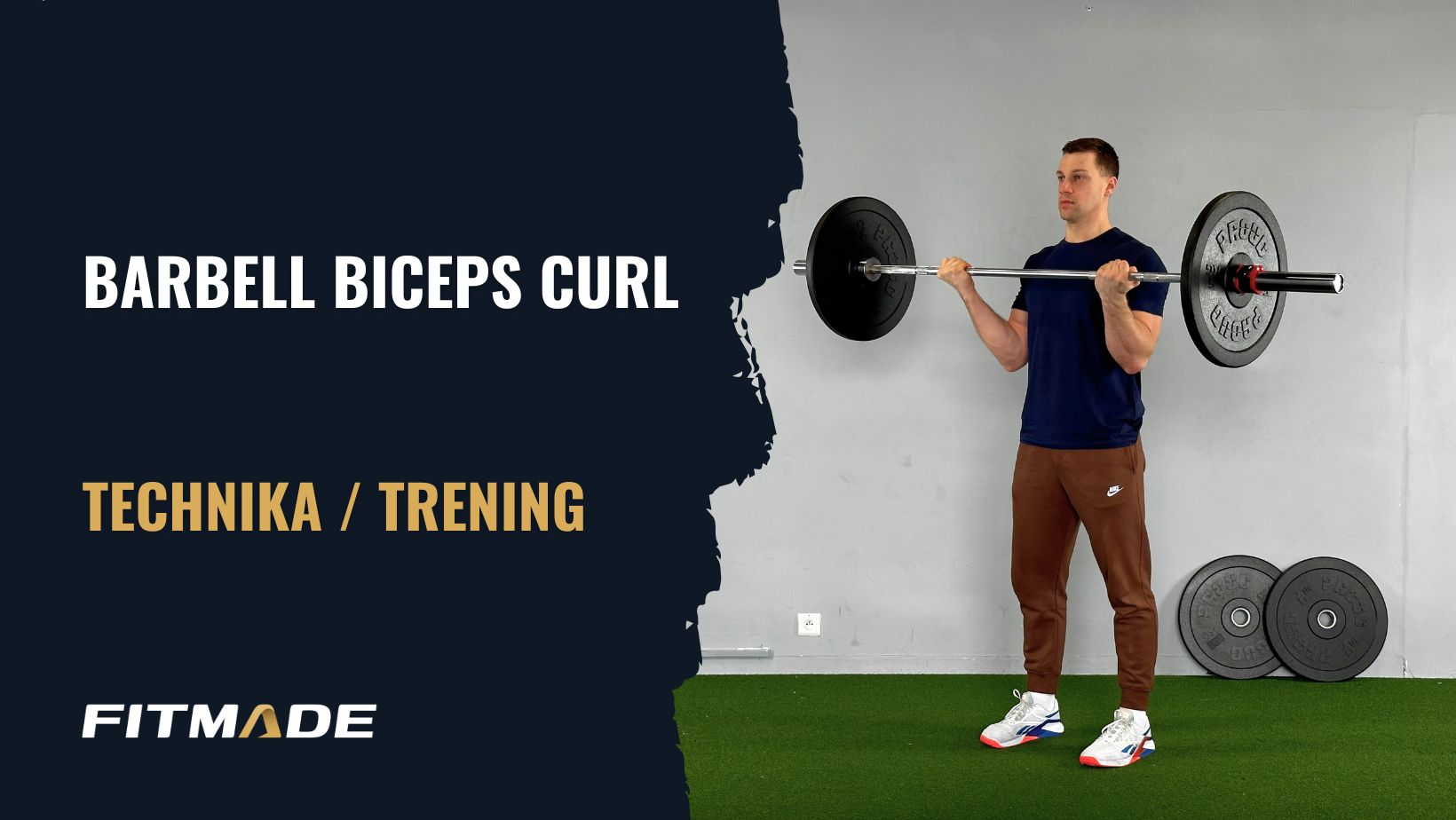 Barbell biceps curl