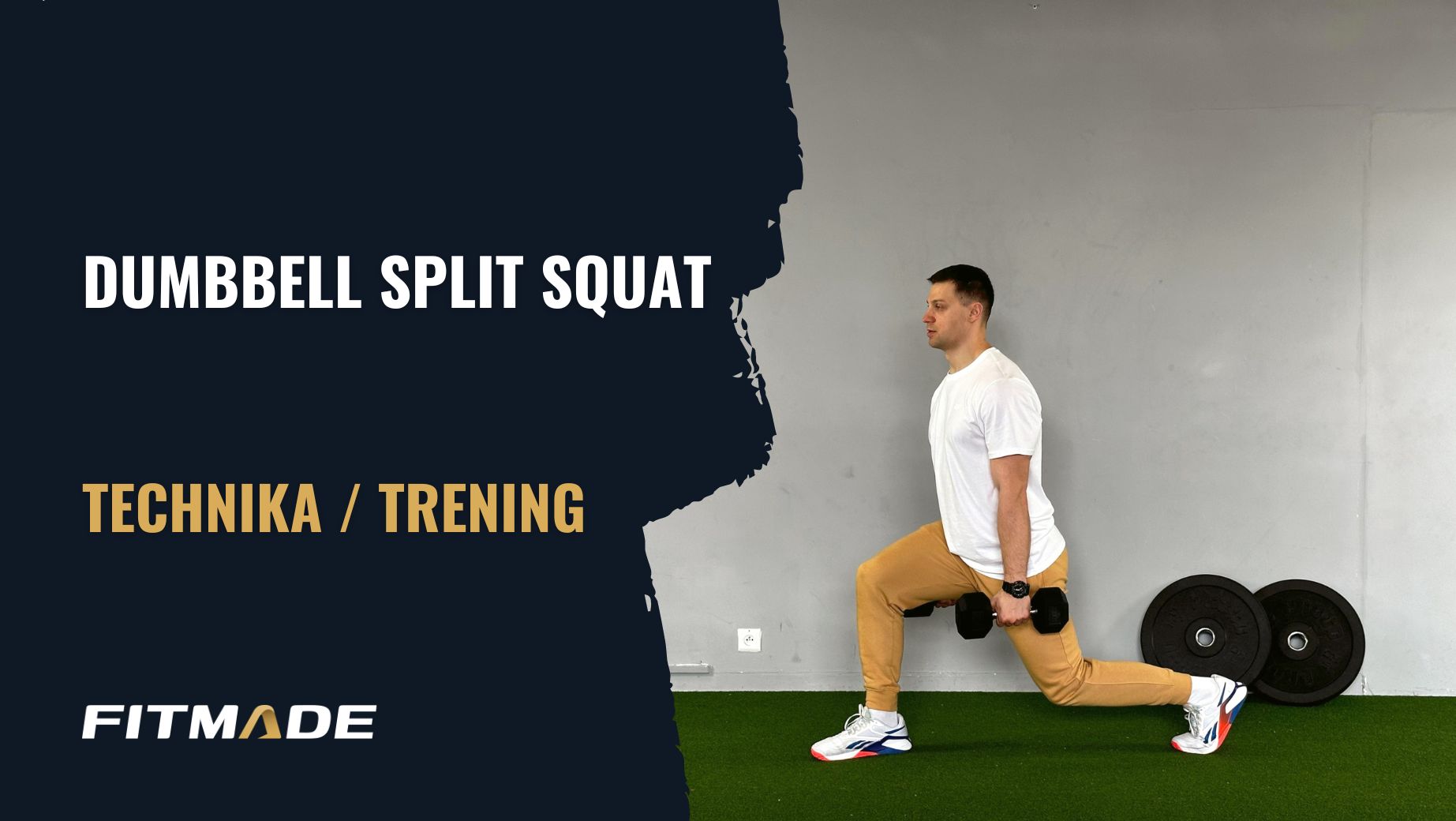 Dumbbell split squat