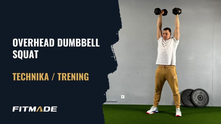 Overhead dumbbell squat