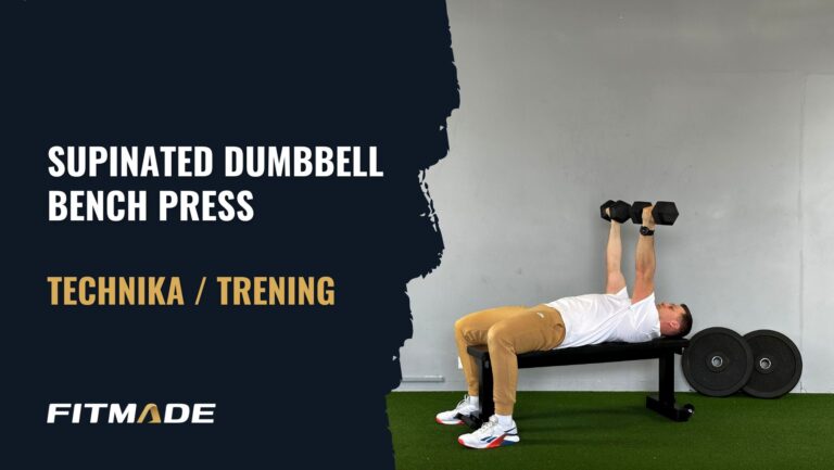 Supinated dumbbell bench press