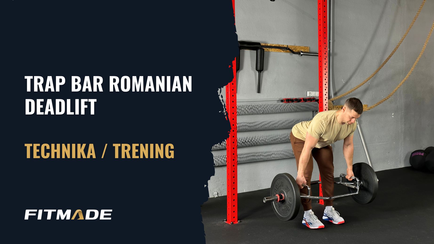 Trap bar romanian deadlift