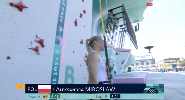 Aleksandra Mirosław Screen Eurosport TV