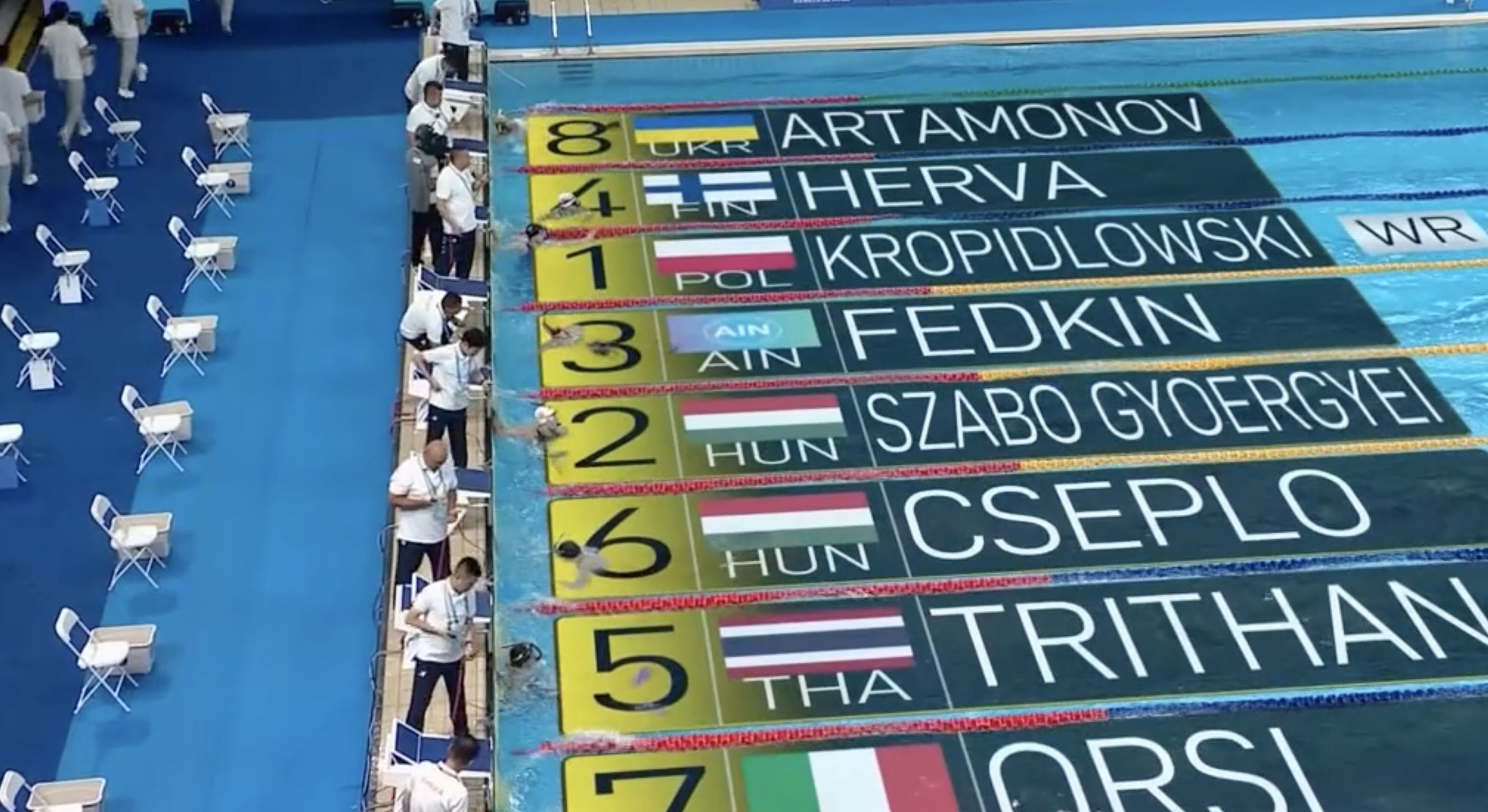 World Games Szymon Kropidłowski ze złotym medalem w pływaniu z płetwami na 100 metrów