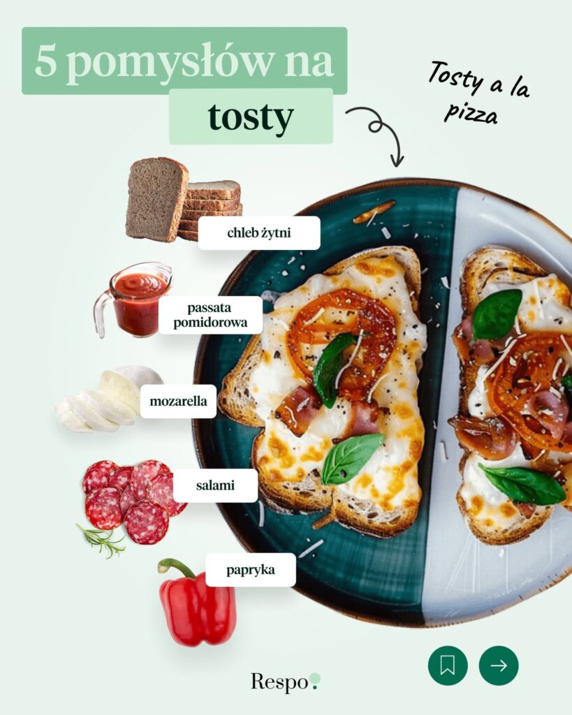 Tosty a la pizza od Respo